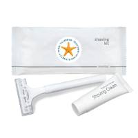 Набор для бритья Flow Pack с логотипом на круглом стикере