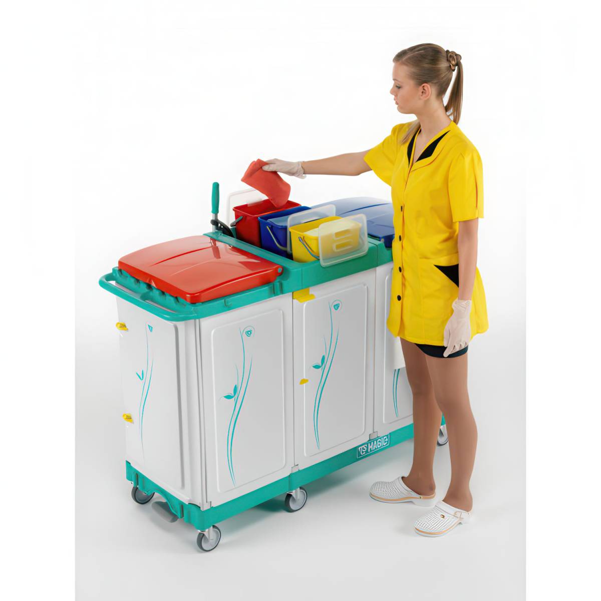 Салфетки для удаления пыли розовые Multi-T 5шт TCH101010 TTS