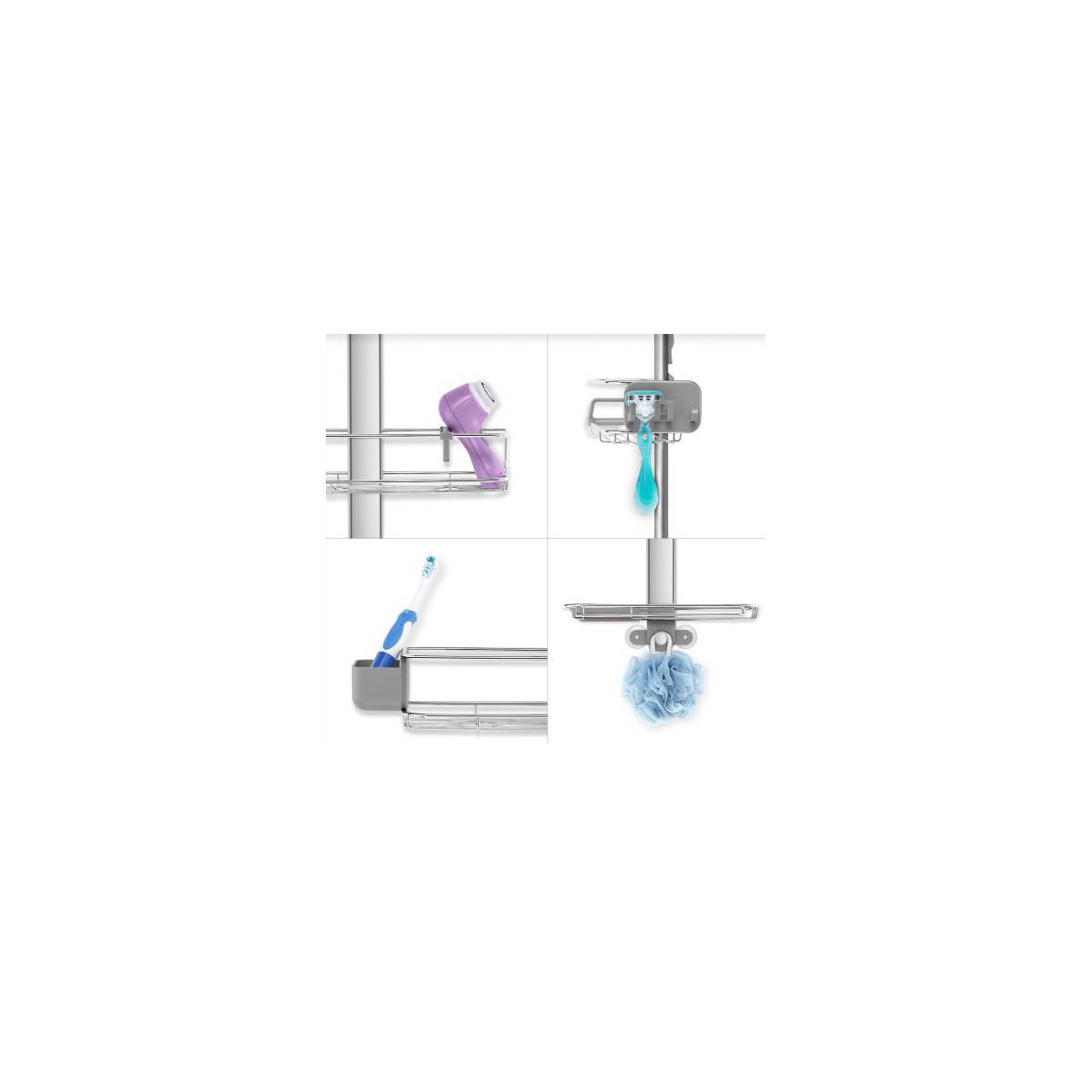 Стойка навесная с полками металлическая BT1101 Simplehuman