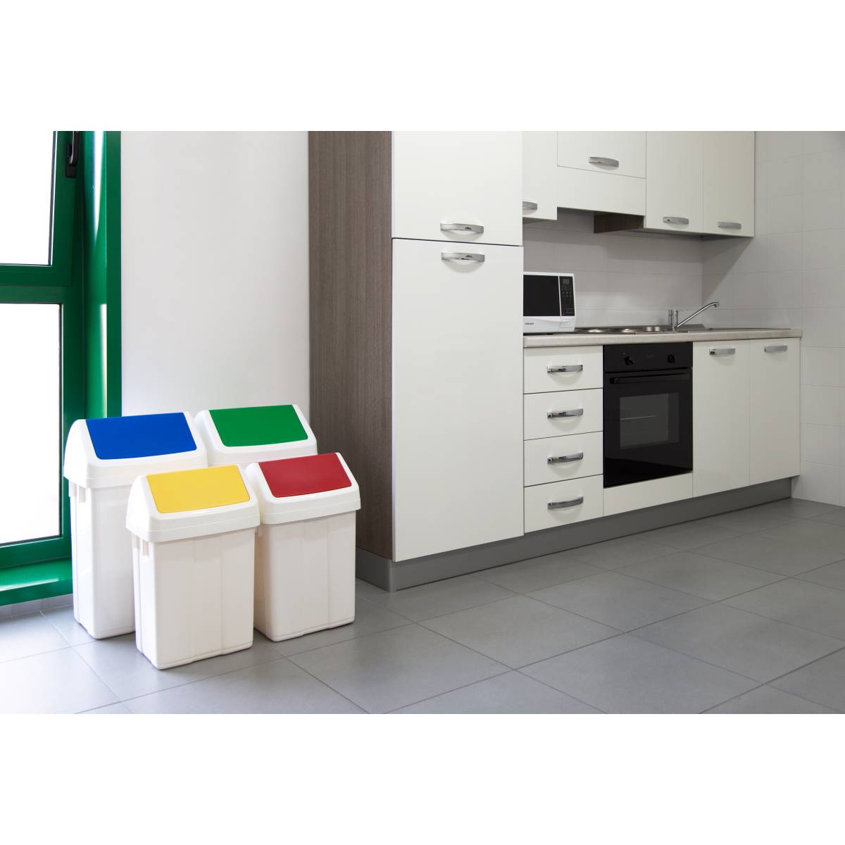 Урна для сміття 12л з поворотною кришкою MAX 00005225 TTS