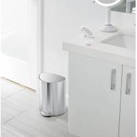 Урна с педалью полукруглая 6л FPP