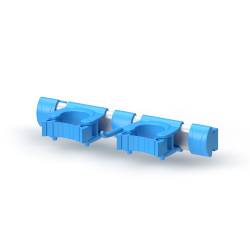 Держатель инвентаря 2+1 30см