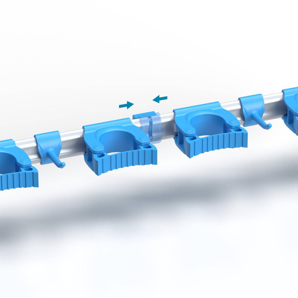 Держатель инвентаря 2+1 30см