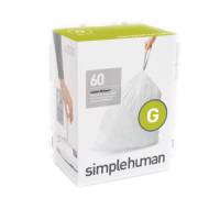 Мешки для мусора плотные с завязками 30л SIMPLEHUMAN CW0166 Simplehuman Мешки для мусора плотные с завязками 30л SIMPLEHUMAN CW0166 Simplehuman