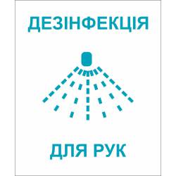 Наклейка "Антисептик для рук"
