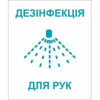 Наклейка "Антисептик для рук"