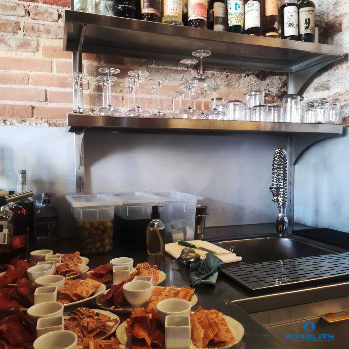 Смеситель с гибким душем EROS004 Monolith