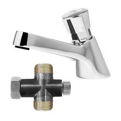 Кран з механічним таймером подачі води та механічним змішувачем ARES001B/PM Monolith