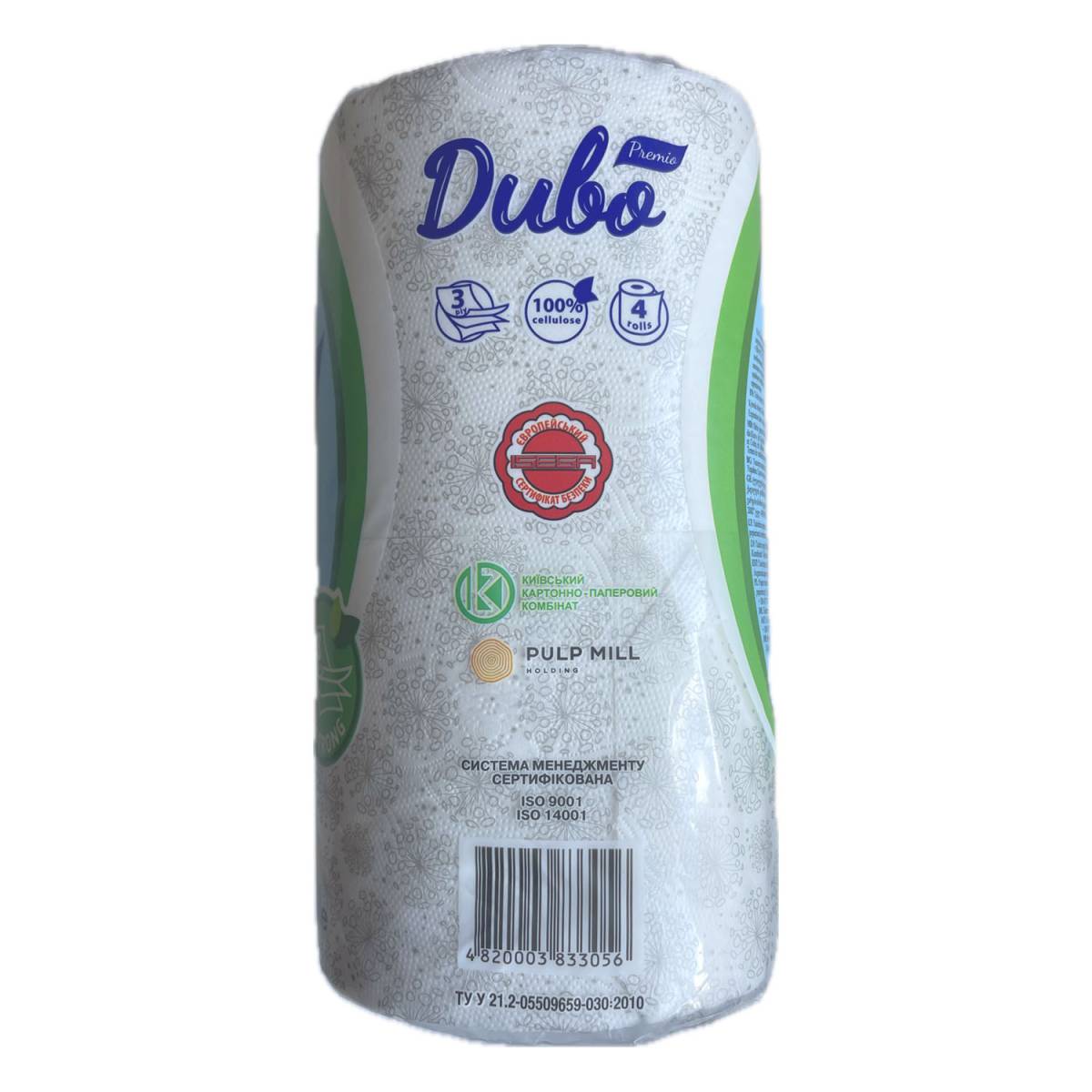 Туалетний папір целюлозний на гільзі “Диво Premio” Natural (Упаковка 4 шт) 51515 ТОВ «Картонно-паперова компанія»