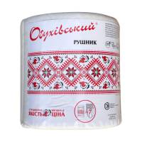 Полотенца бумажные целюлозные "Обухівский рушник", 350 отрывов (Упаковка 1 шт) 50832 Київський картонно-паперовий комбінат Полотенца бумажные целюлозные "Обухівский рушник", 350 отрывов (Упаковка 1 шт) 50832 Київський картонно-паперовий комбінат