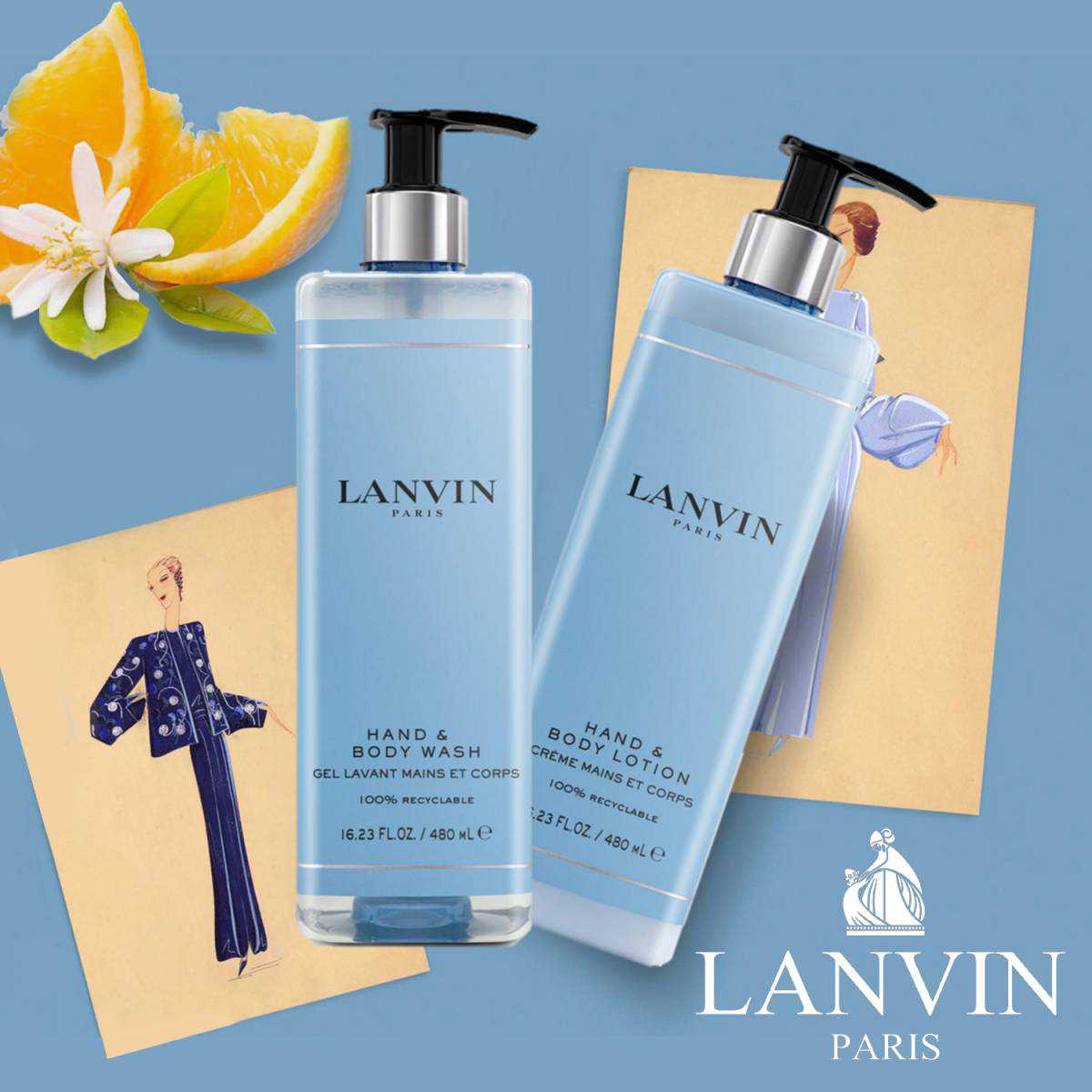 Гель для душа LANVIN Orange Ambre 480 мл 53035 LANVIN