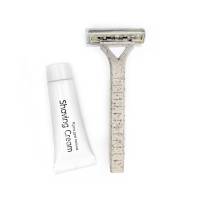 Набор для бритья в коробочке из крафтового картона с логотипом