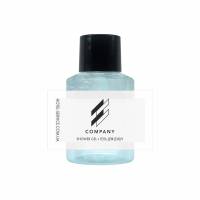 Гель для душа 30 мл с логотипом заказчикана бумажной этикетке