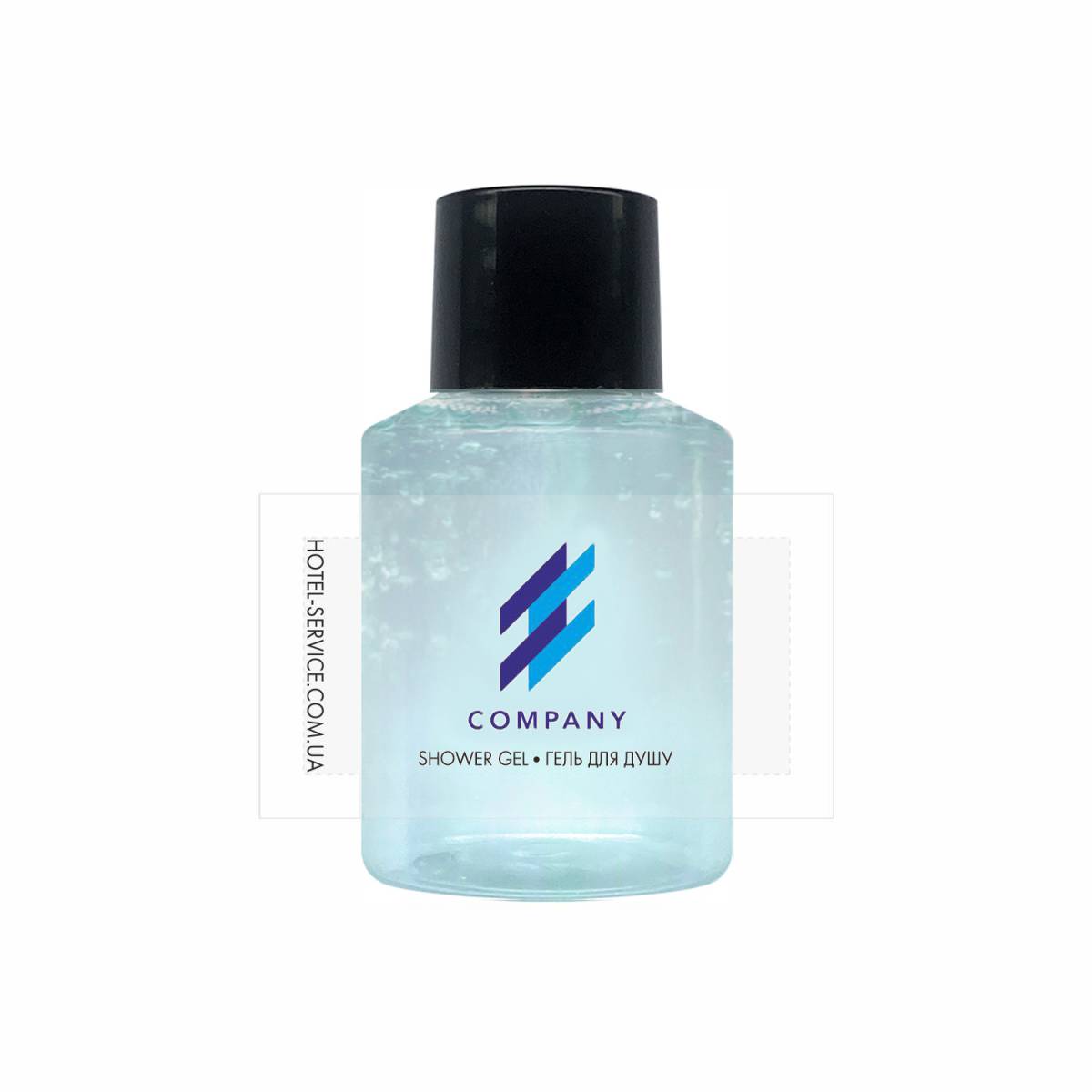 Гель для душа 30 мл с логотипом заказчика на прозрачной пленке N-SG25LF