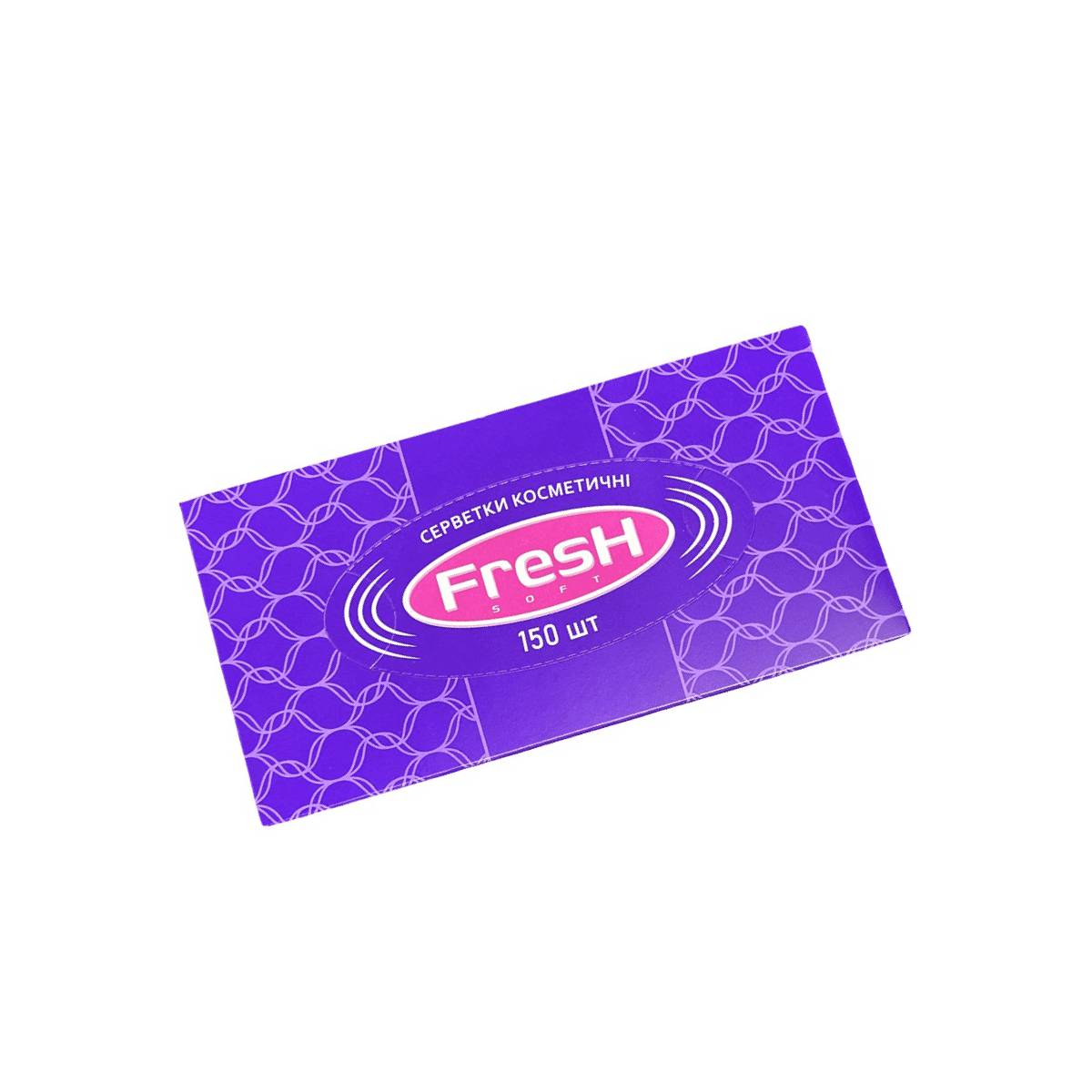 Серветки косметичні “FRESH soft” в фіолетовій коробці (18 упаковок) 51066 ДК Систем
