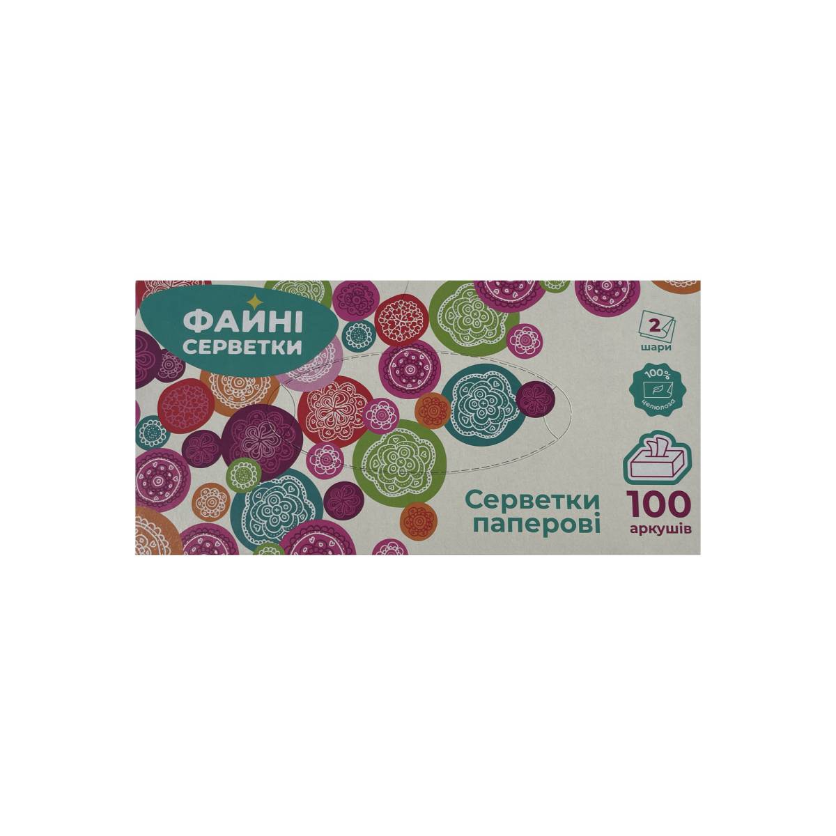 Салфетки косметические в коробке "Файные салфетки" (20 упаковок)