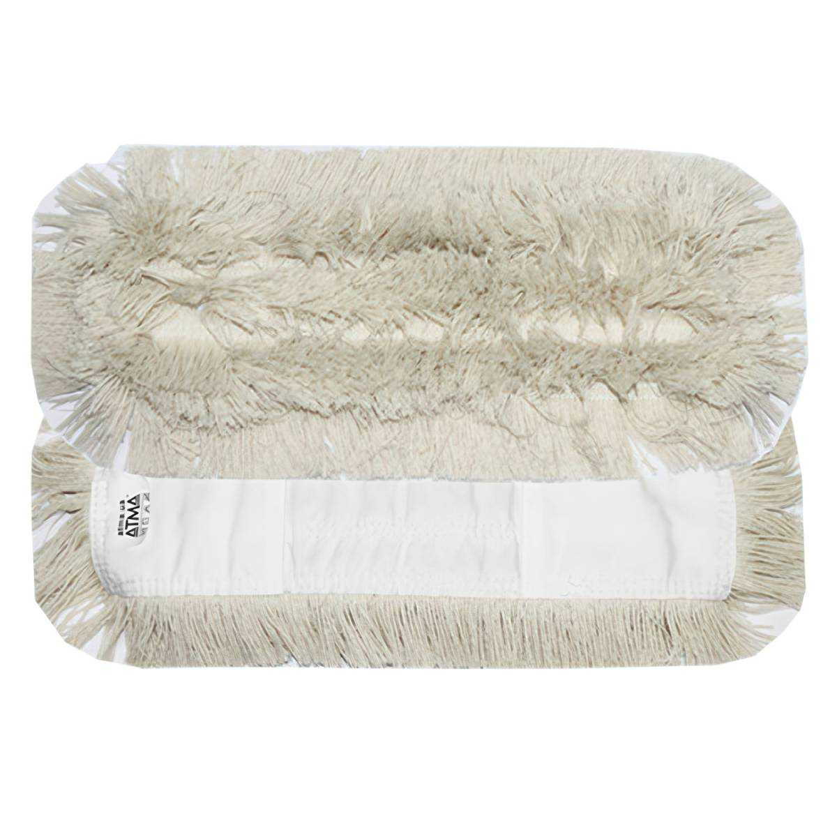 Моп (запаска) 40см для сухой уборки хлопок разрезной UA9931 Атма