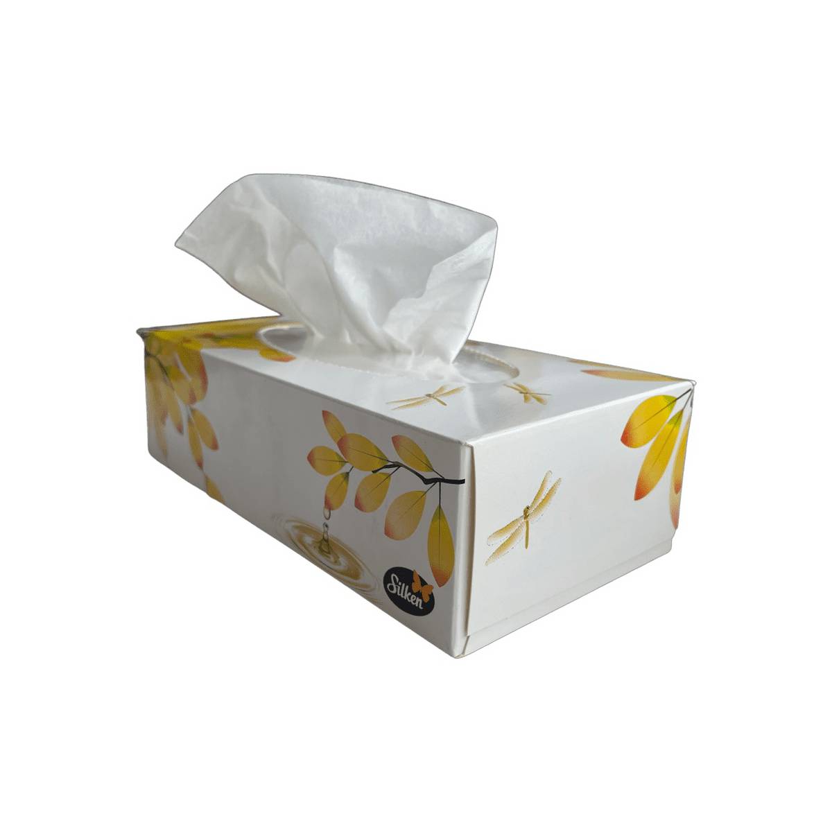 Салфетки косметические в коробке "Natural" (18 упаковок) 51214 Silken