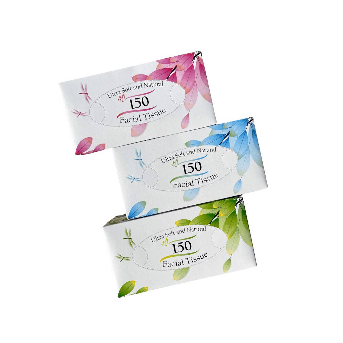 Серветки косметичні у коробці “Natural” (18 упаковок) 51214 Silken