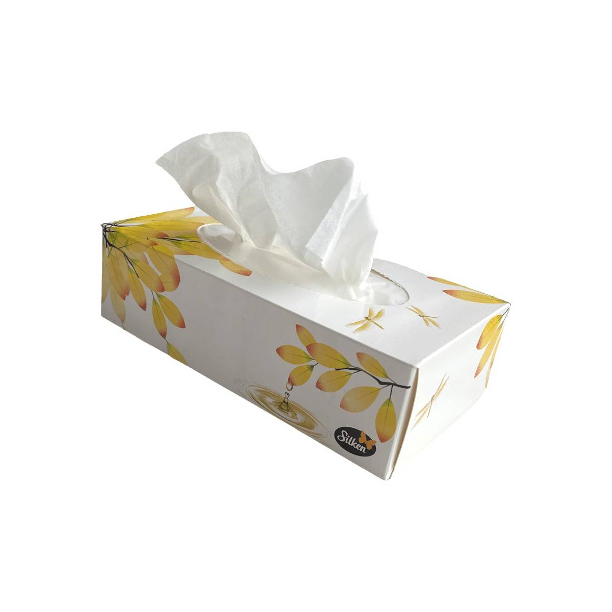 Салфетки косметические в коробке "Natural" (18 упаковок) 51214 Silken