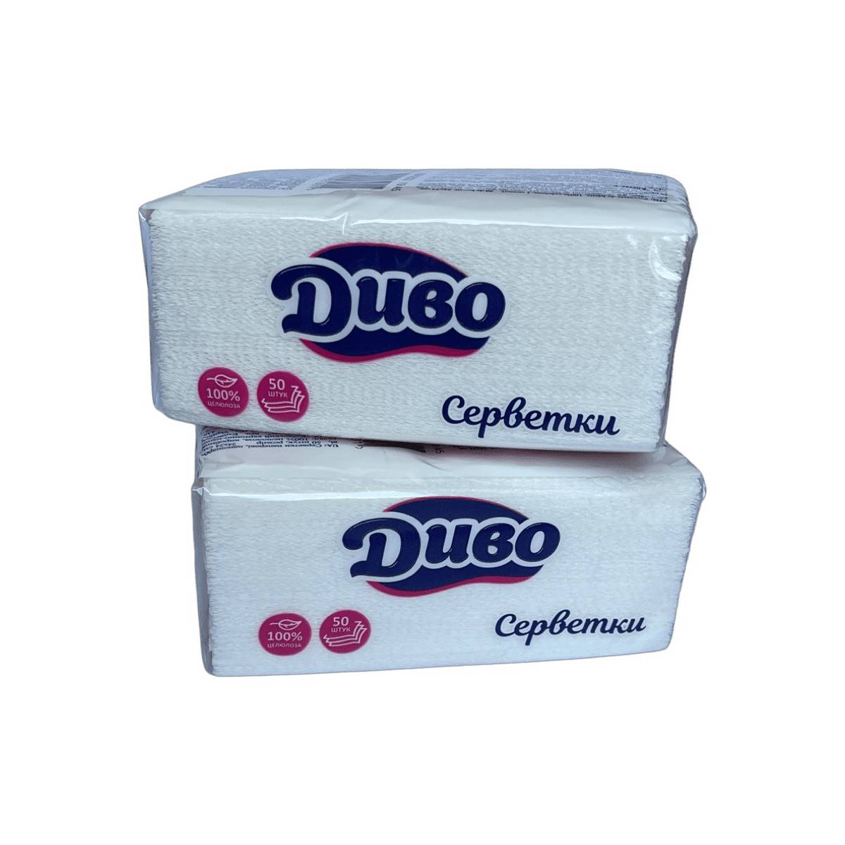 Салфетки столовые "Диво" 50 листов (80 упаковок) 51404 Київський картонно-паперовий комбінат