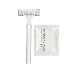 Набір для гоління з логотипом, коробочка з повним друком та ламінацією LB-SK2/S 2