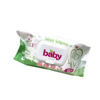 Салфетки влажные "BIOLLY" for baby з алое вера (10 упаковок)