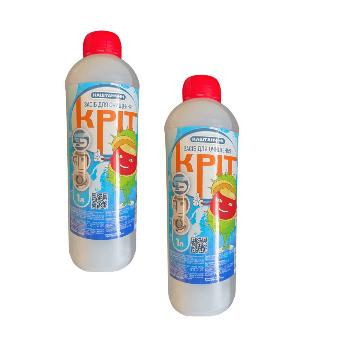 Засіб для очищення труб– 1 л. Кріт «КАШТАНЧИК»