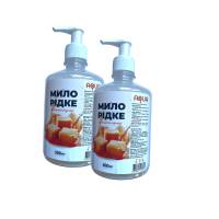 Мило рідке з дозатором «AQUA» карамель– 500 мл. 51430 HSG Мило рідке з дозатором «AQUA» карамель– 500 мл. 51430 HSG