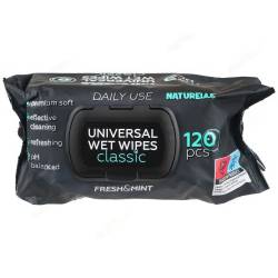 Салфетки влажные NATURELLЕ Classic чёрные (8 упаковок) 51424 ТОВ Санвіта Груп