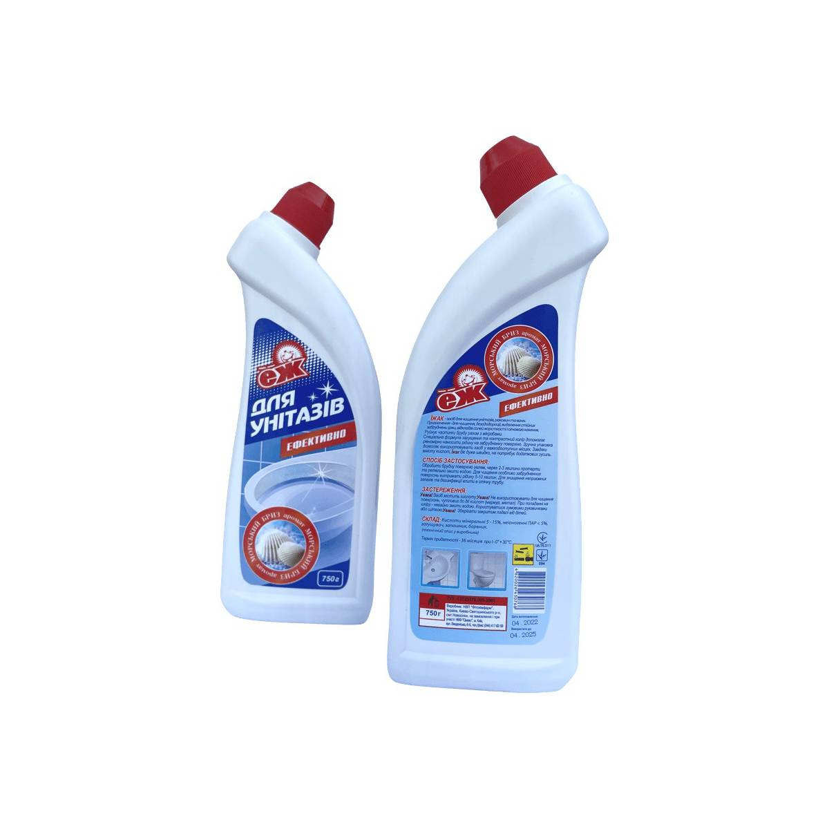 Гель для унітазів “ЇЖАК” Морський бриз 750 гр...