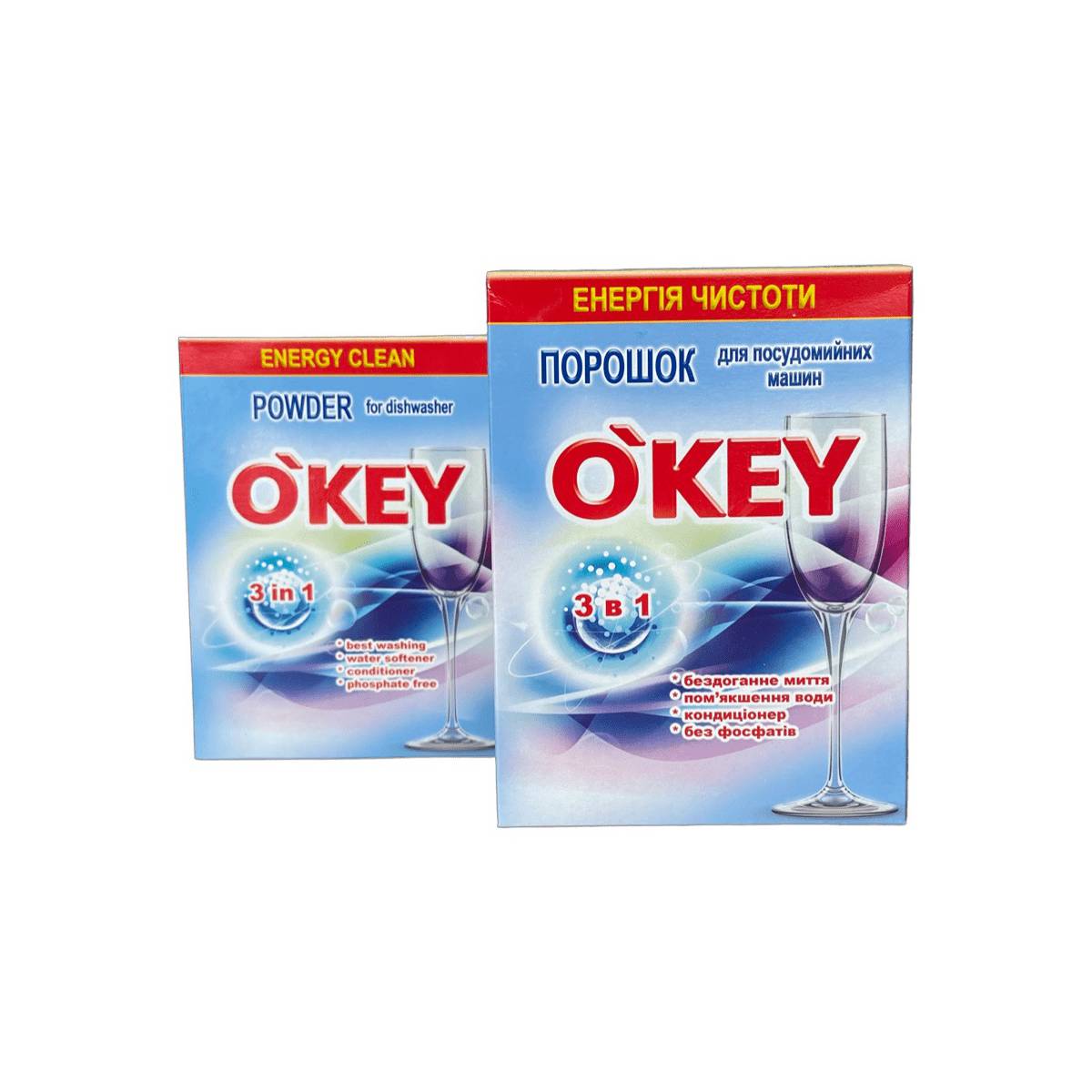 Порошок для посудомийних машин «O`KEY» (10 штук)