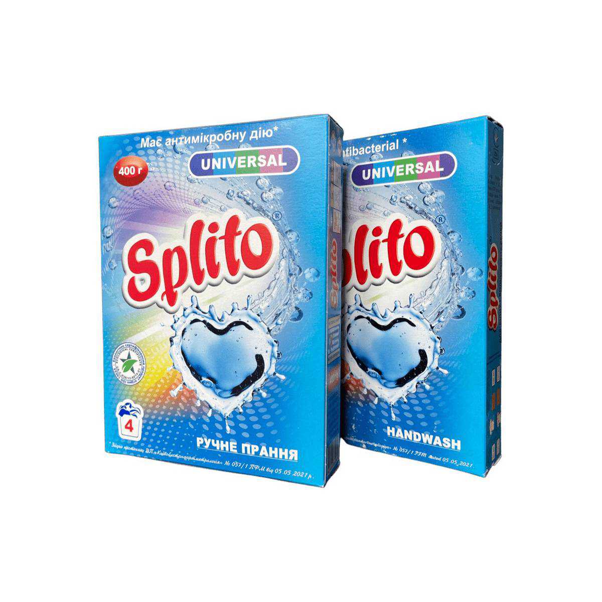 Пральний порошок «Splito» Universal ручний 400 г 51038 ТОВ "Карапуз"