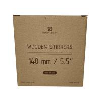 Дерев’яні палички для гарячих напоїв 1000 шт (8 упаковок)