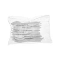 Ніж пластиковий одноразовий білий 100 шт (50 упаковок) 49305 Ніж пластиковий одноразовий білий 100 шт (50 упаковок) 49305