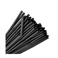 Соломка чорна з вигином 200 шт (60 упаковок)