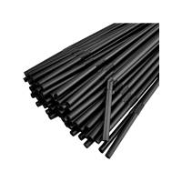 Соломка чорна з вигином 200 шт (60 упаковок)