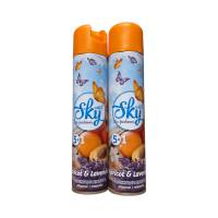 Освежитель воздуха SKY wind Абрикос и лаванда 300 мл