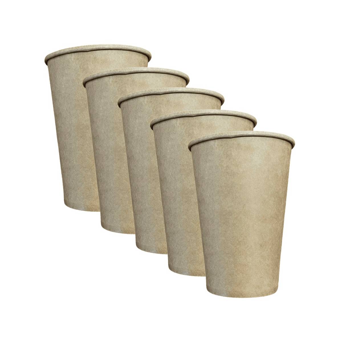 Стакан бумажный ФМД 340 мл крафт 50 шт (25...