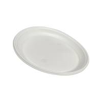 Тарілка пластикова одноразова біла 100 шт (60 упаковок)