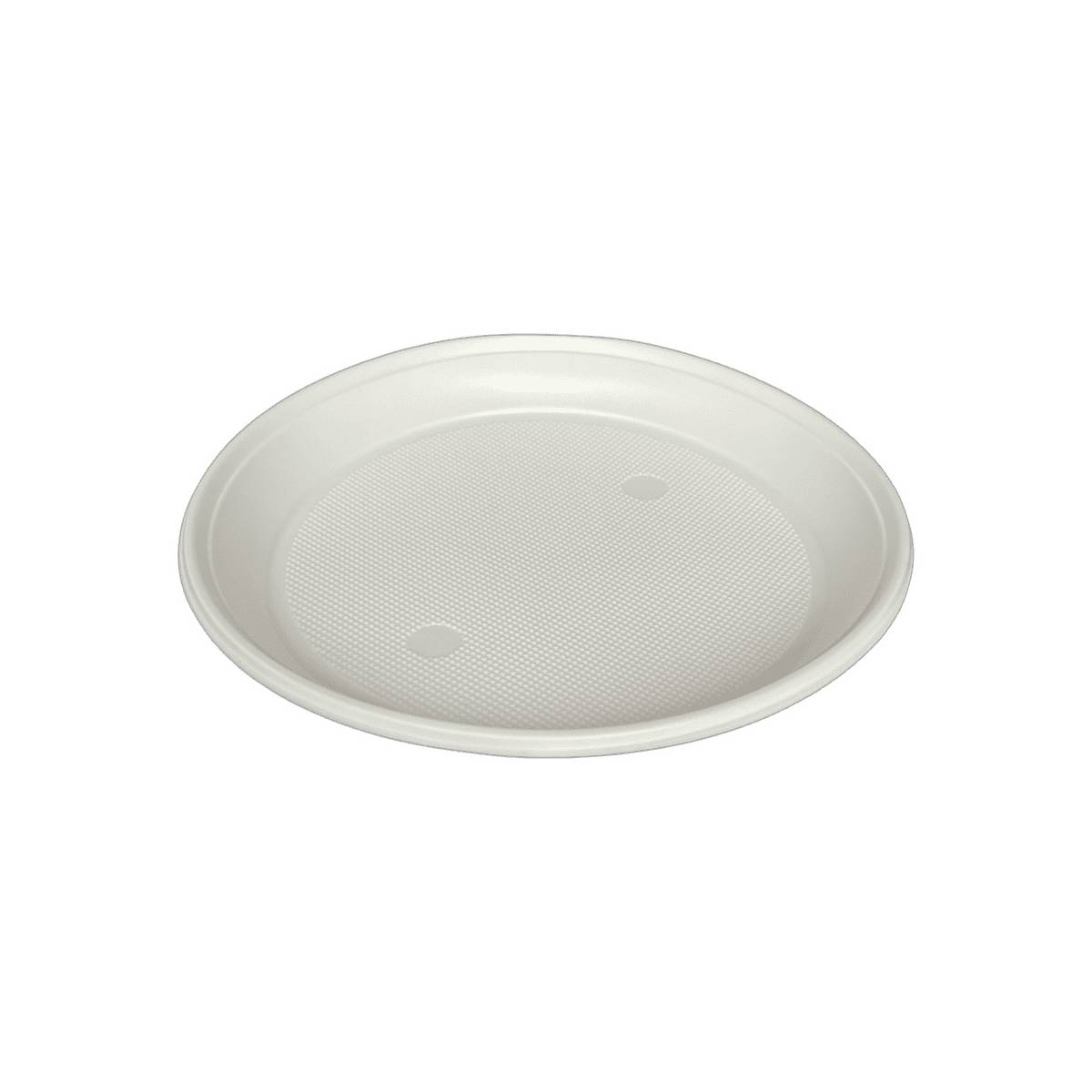 Тарелка пластиковая одноразовая белая 100 шт...