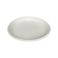 Тарілка пластикова одноразова біла 100 шт (60 упаковок)