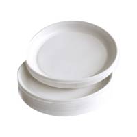 Тарілка пластикова одноразова біла 100 шт (60 упаковок)