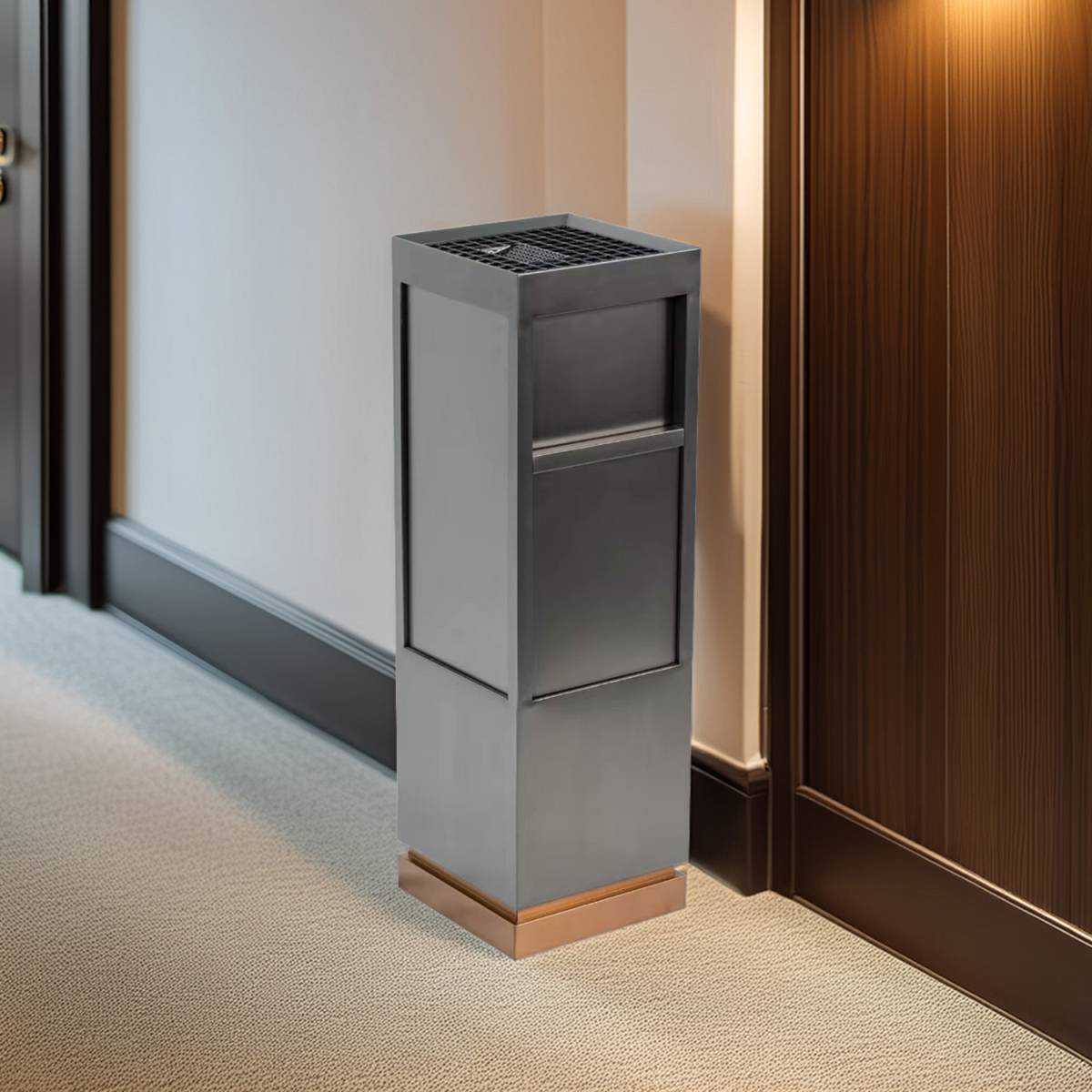 Урна попільничка підлогова, гальванічне покриття