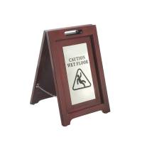 Табличка "Caution Wet Floor", каучукове дерево