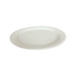 Тарелка бумажная ламинированная белая 100 шт (24 упаковки) 51371 2