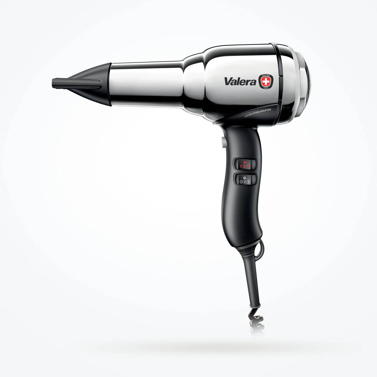 Професійний сталевий фен з іонним генератором Swiss Steel Master 2100 Push SM 588.02/IP CR Valera