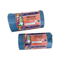 Пакети для сміття Діоніс сині 120 л 25 шт (12 упаковок)