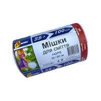 Пакети для сміття Діоніс сині 35 л 100 шт (25 упаковок)