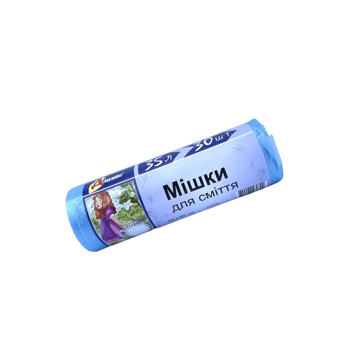Мусорные пакеты Діоніс синие 35 л 30 шт (100 упаковок)